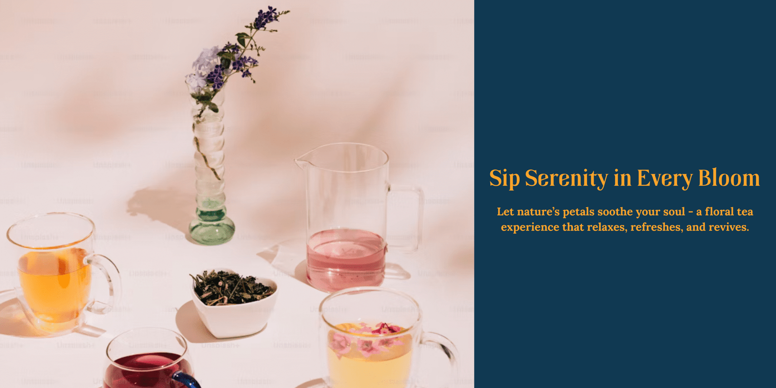 Sip Serenity in Every Bloom